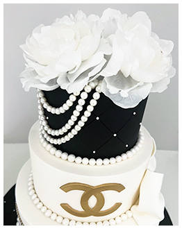 Chanel wedding cake